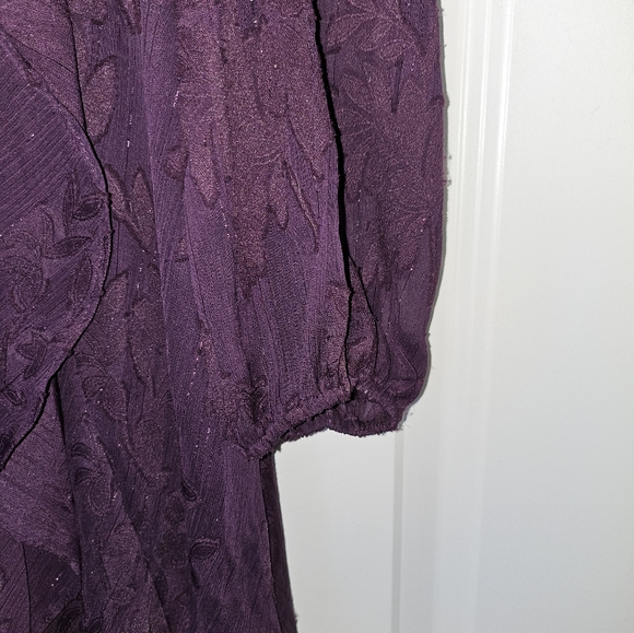 Deep purple cocktail dress - Picture 7 of 8